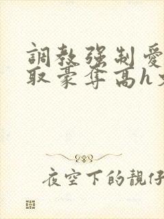 调教强制爱 强取豪夺高h文