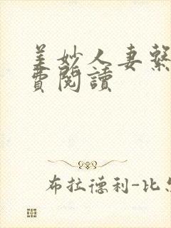 美妙人妻系列免费阅读封面