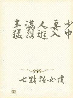 丰满人妻少妇被猛烈进入中文字幕