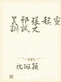 吴邪张起灵挨打训诫文封面