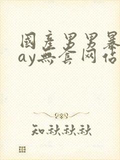 国产男男暴菊gay无套网站