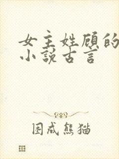 女主姓顾的重生小说古言封面