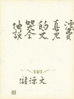 他哭的真漂亮小说全文免费阅读