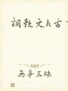 调教文h古言封面
