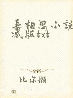 长相思小说无删减版txt