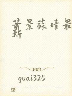 萧晨苏晴最新更新