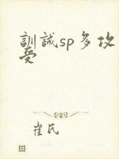 训诫sp多攻一受