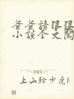 爸爸请狠狠爱我小说全文阅读笔趣阁