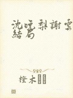 沈晚梨谢云迟大结局