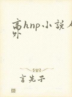 高hnp小说人外封面