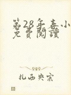 第28年春小说免费阅读