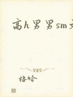 高h男男sm文