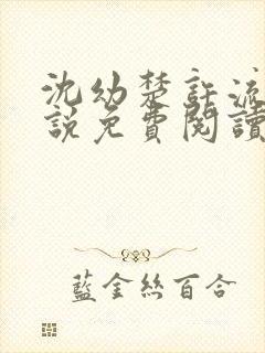 沈幼楚许流年小说免费阅读最新章节