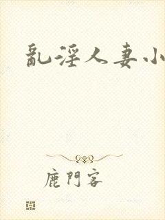 乱淫人妻小说封面