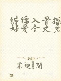 缠绵入骨总裁好好爱全文免费阅读