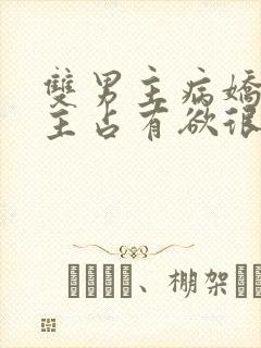 双男主病娇文男主占有欲很强