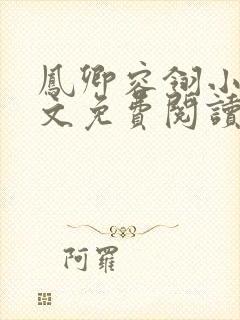 凤卿容翎小说全文免费阅读无弹窗