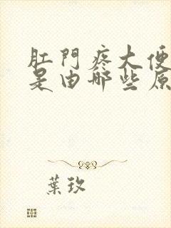 肛门疼大便流血是由哪些原因引起的