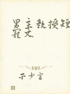 男主教授短篇甜宠文