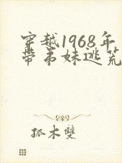 穿越1968年带弟妹逃荒的小说