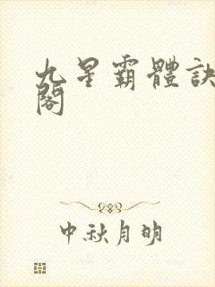 九星霸体诀笔趣阁
