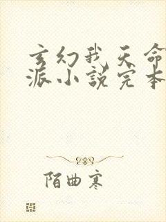 玄幻我天命大反派小说完本封面