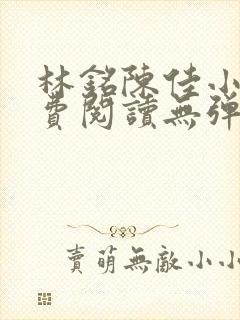 林铭陈佳小说免费阅读无弹窗下载