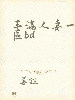 丰满人妻一区二区bd