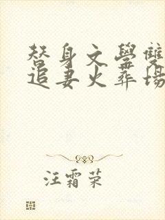 替身文学双男主追妻火葬场推荐