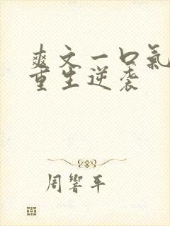 爽文一口气看完重生逆袭