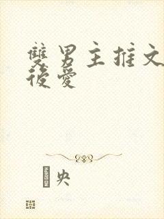 双男主推文先婚后爱封面