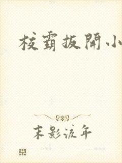 校霸扳开小班长