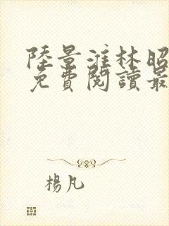 陆景淮林昭小说免费阅读最新章节