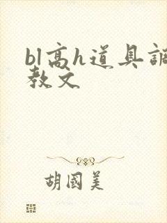 bl高h道具调教文封面