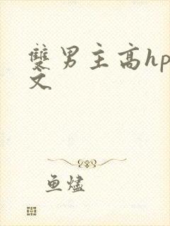 双男主高hpo文