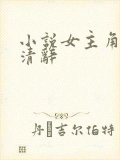 小说女主角叫沈清辞