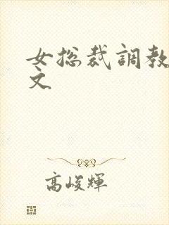 女总裁调教sm文