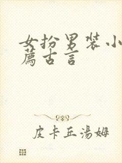 女扮男装小说推荐古言