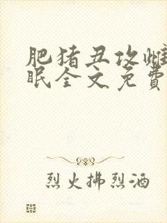 肥猪丑攻雌堕催眠全文免费阅读