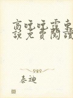 商晚晚霍东铭小说免费阅读笔趣阁