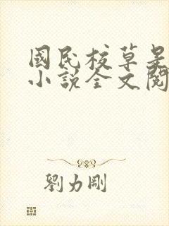 国民校草是女生小说全文阅读