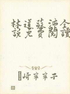 林道苏沛全的小说免费阅读笔趣阁