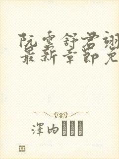 阮云舒君翊小说最新章节免费阅读