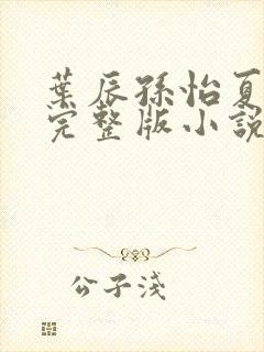 叶辰孙怡夏若雪完整版小说