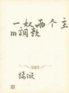 一奴两个主人sm调教