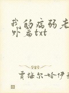 我的病弱老婆番外篇txt封面