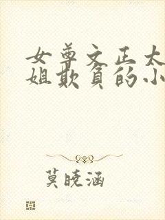 女尊文正太被姐姐欺负的小说