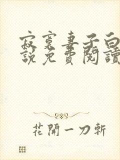 寂寞妻子白琳小说免费阅读最新章节封面