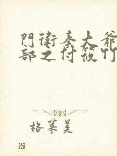 门卫秦大爷第二部之付筱竹封面