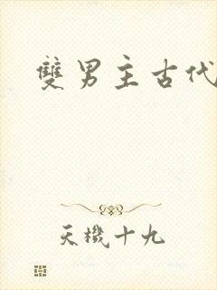 双男主古代np封面